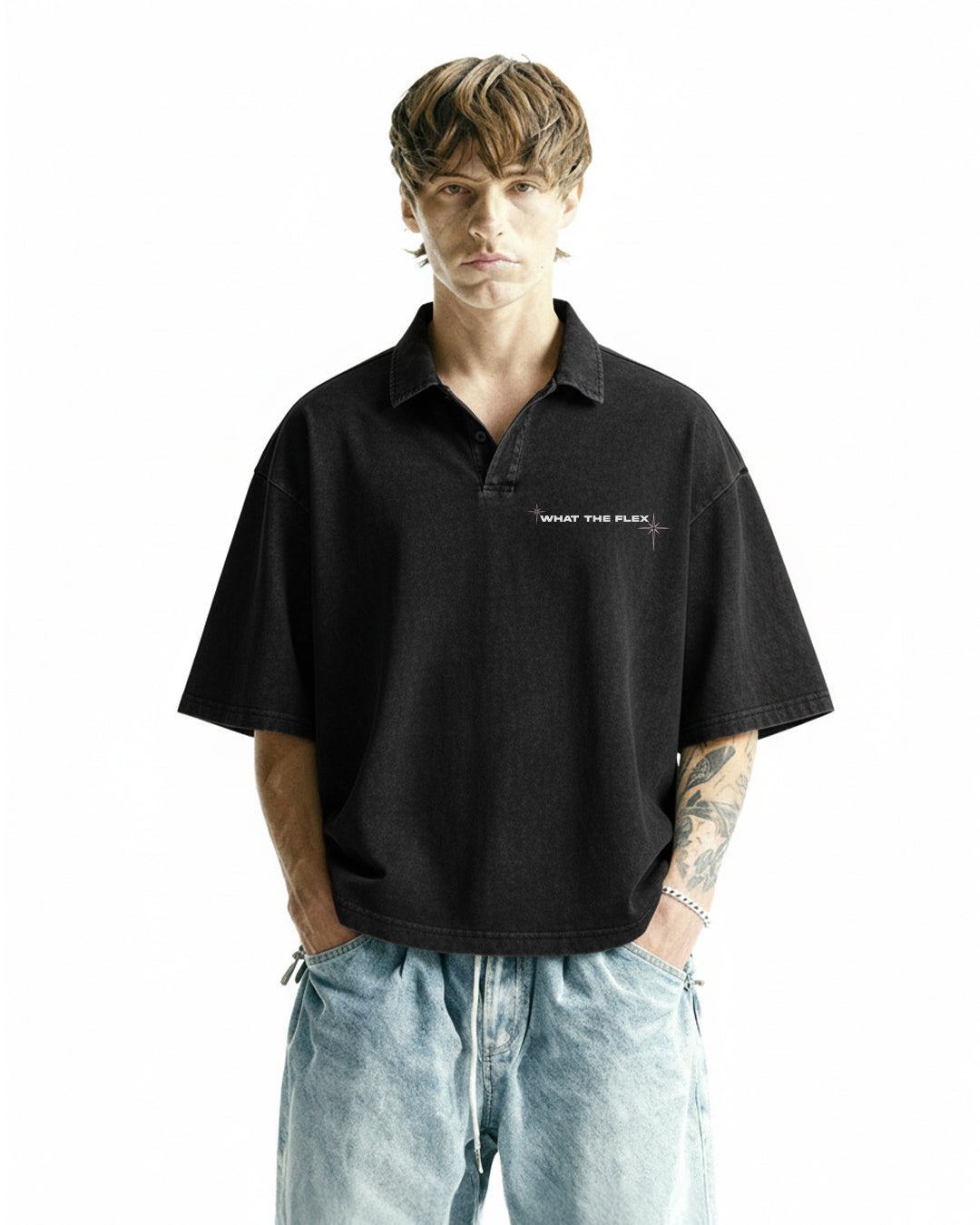 Wake & Bake Washed Polo