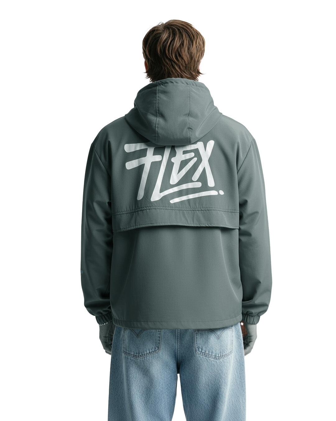 Signature Green AIr Nylon Hoodie