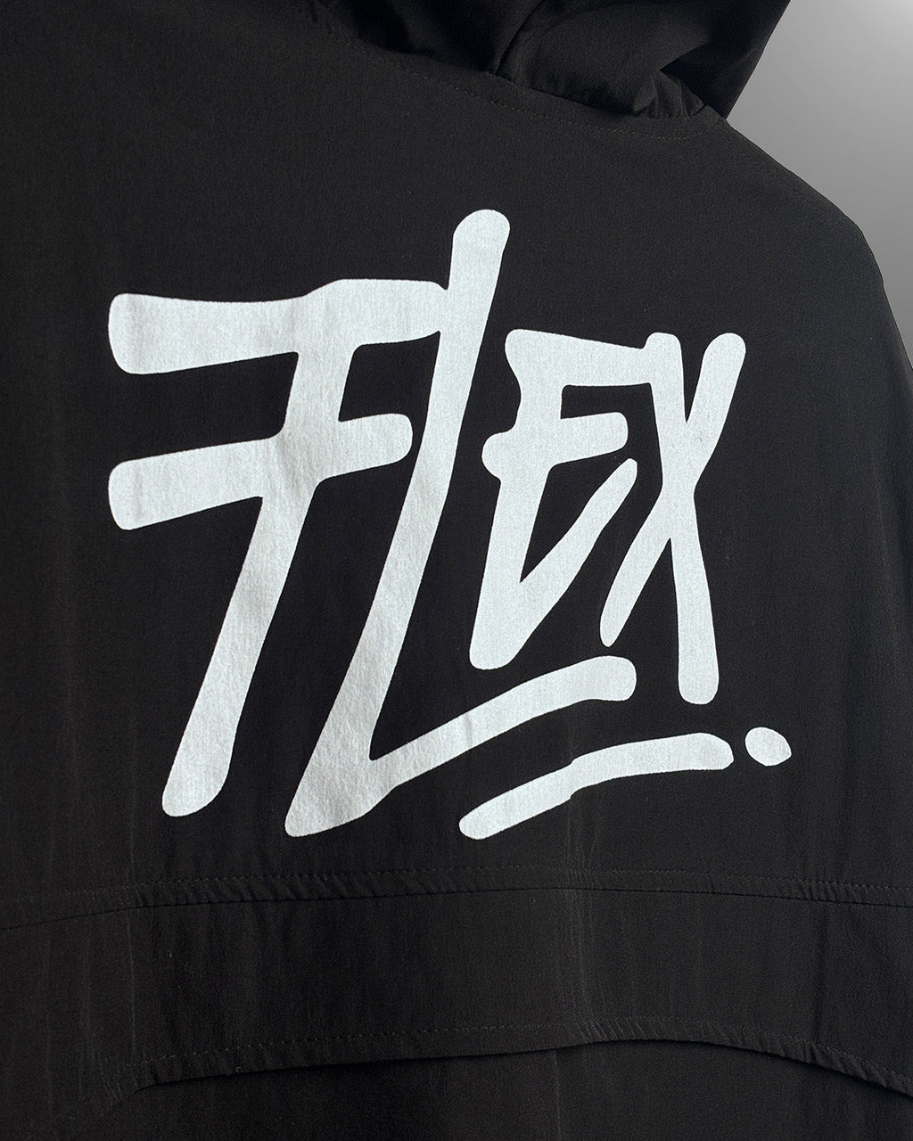 Signature Black Air Nylon Hoodie