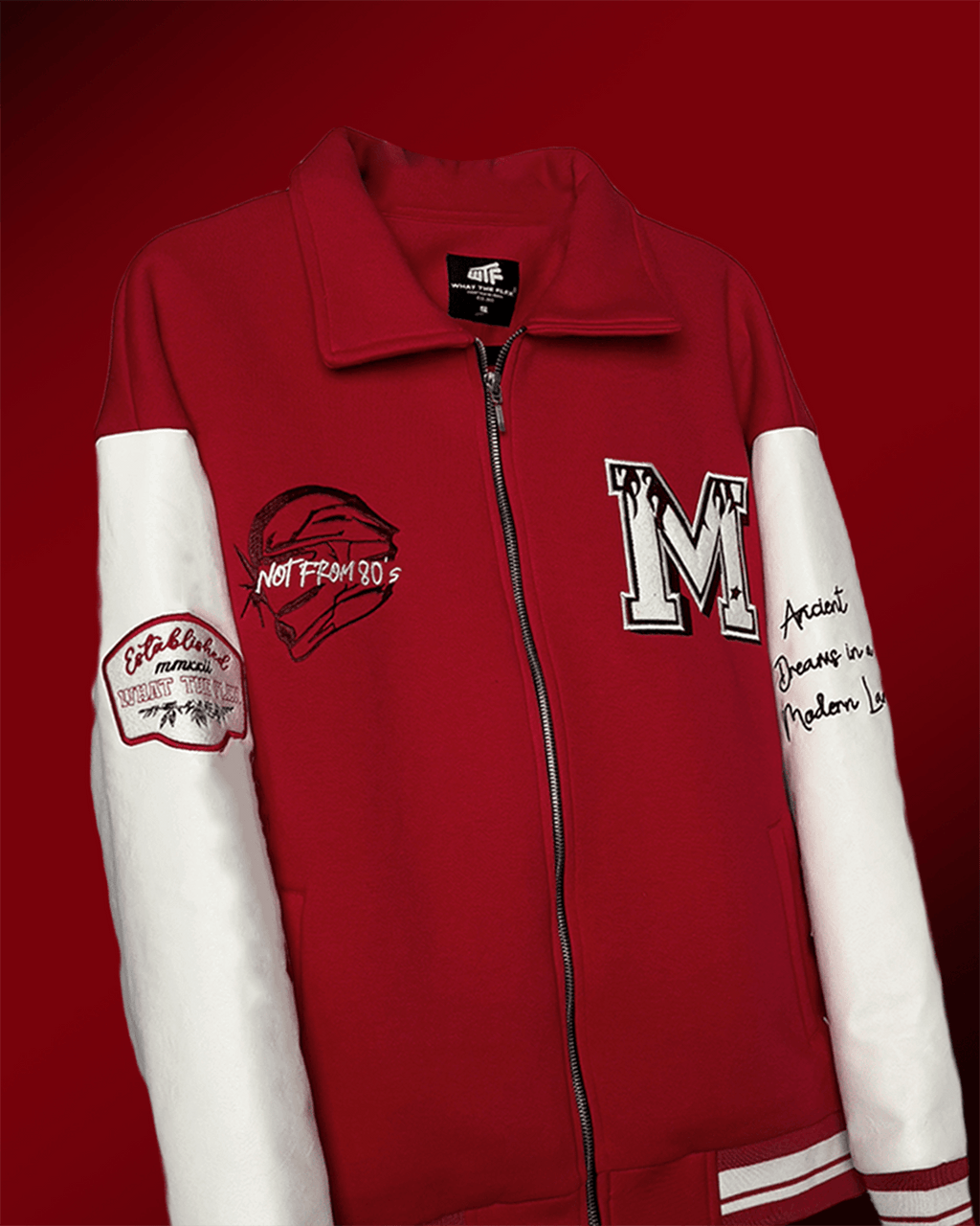 Young Forever Red Varsity Jacket