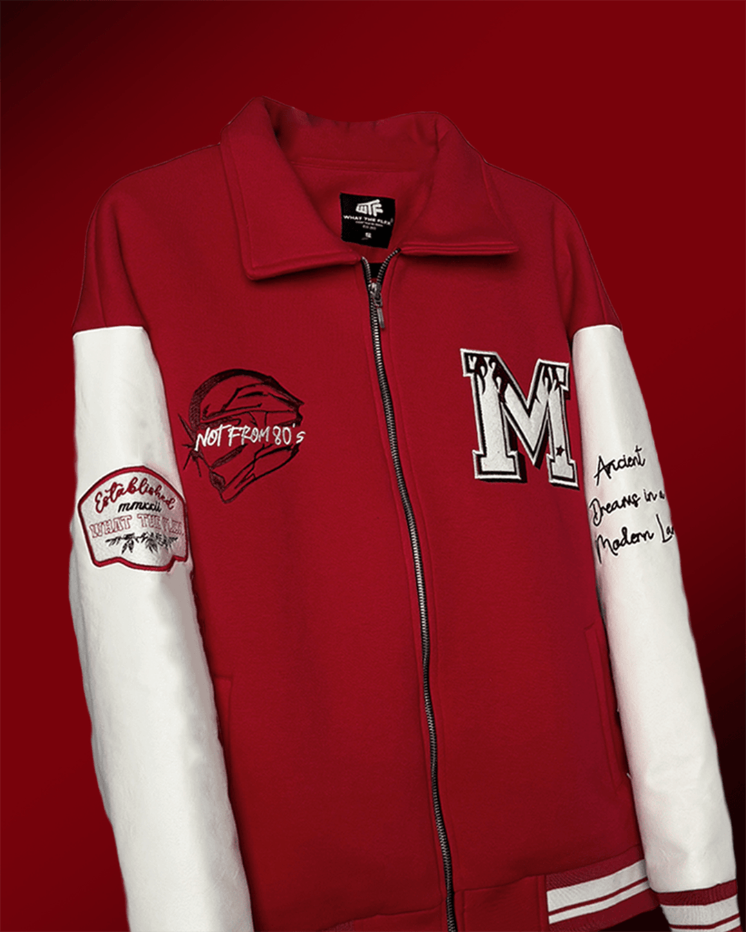 Young Forever Red Varsity Jacket